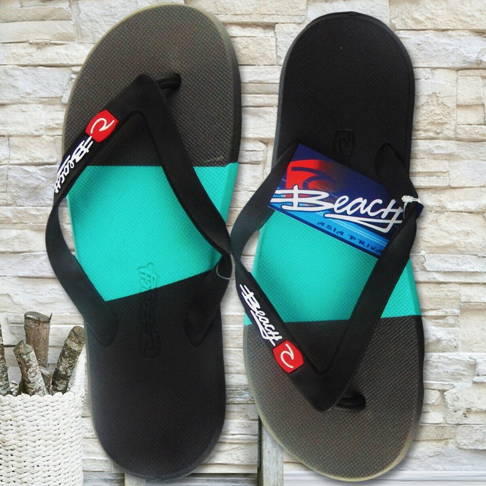 SUMMER BEACH MENS SOFT SANDALS TRICOLOR POOL SHOES